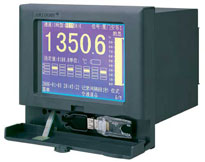 LU-R2100蓝色液晶显示控制无纸记录仪